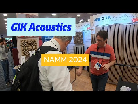 GIK Acoustics at NAMM 2024 with The Myles Revolution