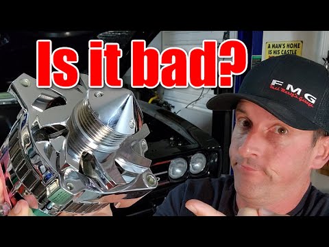 How to diagnose an Alternator, and properly install a One Wire alternator with more Amps.