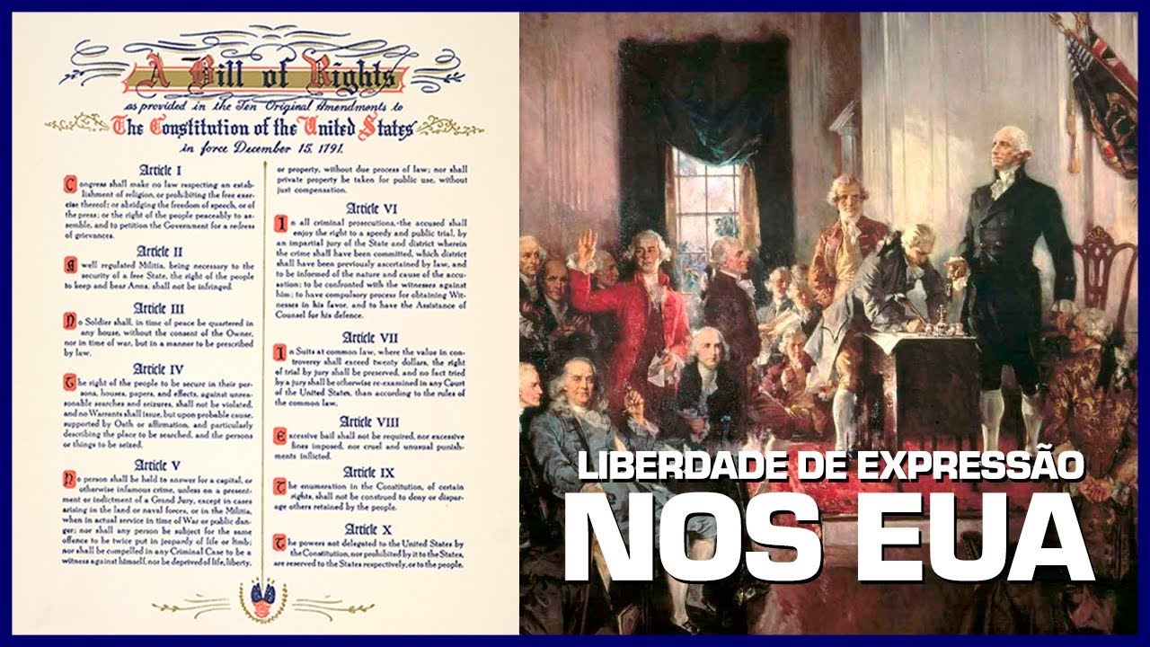 LIBERDADE DE EXPRESSÃO NOS EUA - A PRIMEIRA EMENDA