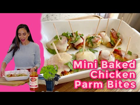 Mini Baked Chicken Parm Bites