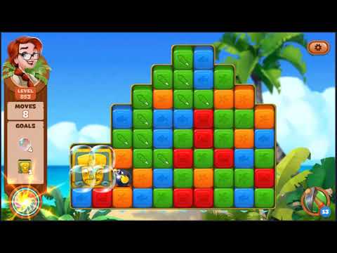 Lost Island Blast Adventure Level 853 - NO BOOSTERS 🏝️ | SKILLGAMING ✔️