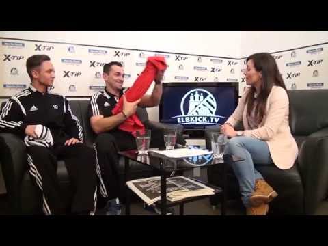 Talk mit Darko Lejic (Trainer SV Krupunder/Lohkamp) und Jean-Pierre Möllmann (SV Krupunder/Lohkamp)