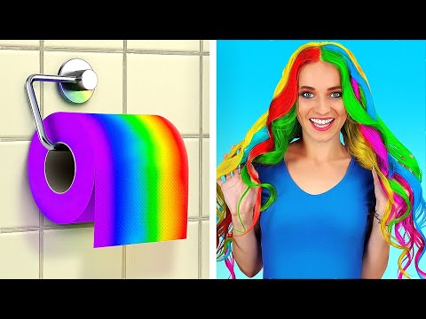 CRAZY TOILET PAPER HACKS || Easy DIY Ideas With Toilet Paper by 123 GO!