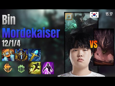 Bin Top Mordekaiser vs Malphite lol KR solo rank Full Game 15.17 | 빈 모데카이저 vs 말파이트