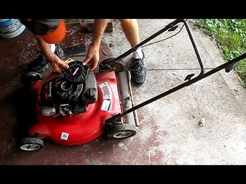 How to easily fix a lawnmower pull start cord