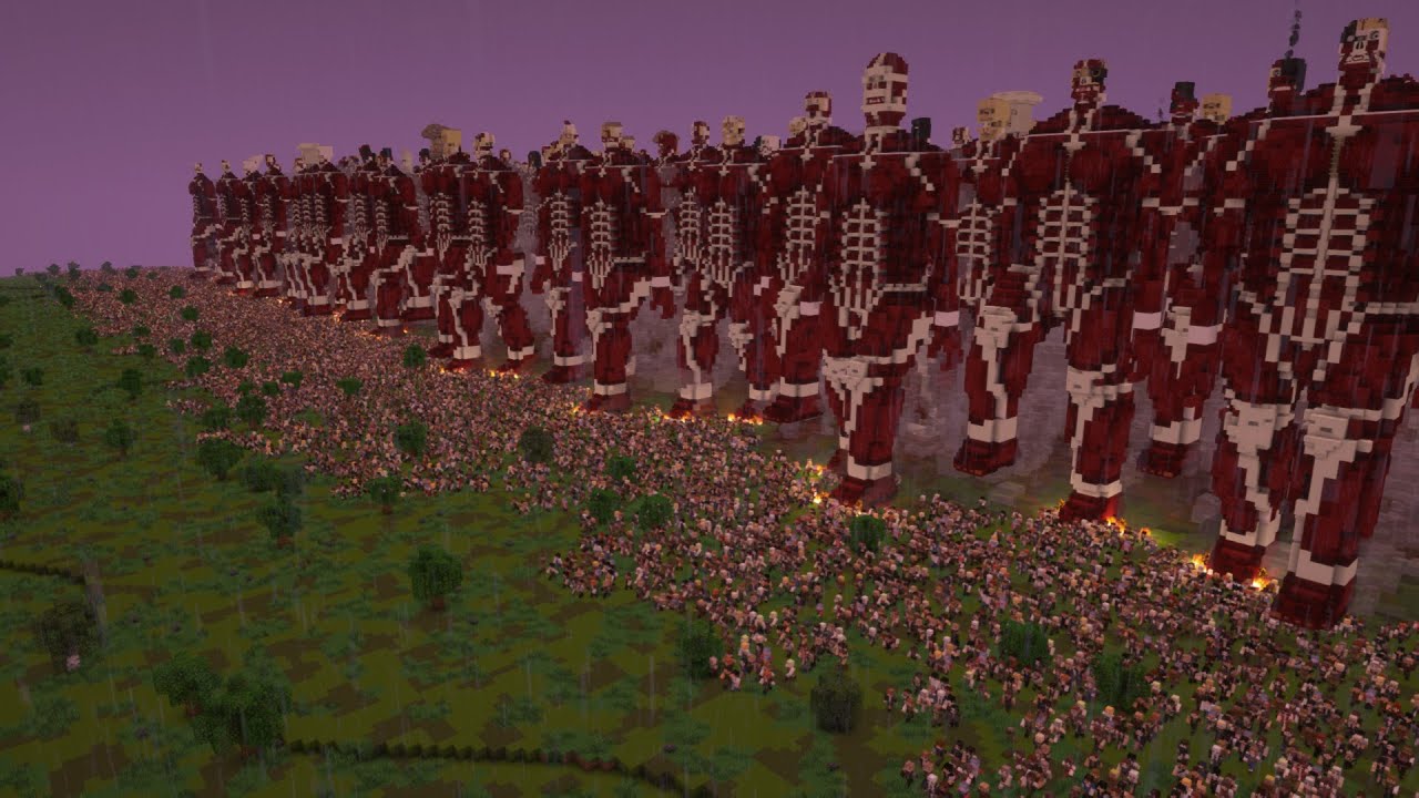 Minecraft Meets Attack On Titan: 10 Custom Maps That Are Incredible