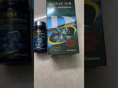 Glutax 5gs 5000mg glutathione cellular ultra whitening capsu...
