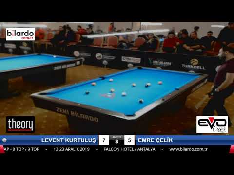 LEVENT KURTULUŞ & EMRE ÇELİK Bilardo Maçı - 