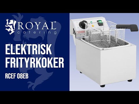 video - B-varer Elektrisk frityrkoker – 8 l – 230 V