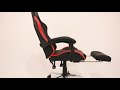 ΠΟΛΥΘΡΟΝΑ GAMING RUTT ΜΕ ΥΠΟΠΟΔΙΟ HM1156.01 ΣΕ ΧΡΩΜΑ ΜΑΥΡΟ-ΚΟΚΚΙΝΟ