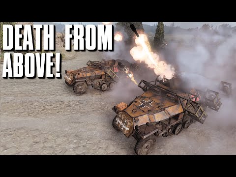 DEATH FROM ABOVE! - INSANE 4v4 - Company of Heroes 3