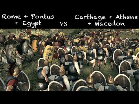 Total War: Rome 2 Online Battle #11 (3v3)- Tasty