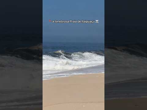 JÁ OUVIU FALAR NA PRAIA DE ITAIPUAÇU, UMA DAS MAIS PERIGOSAS DO BRASIL #praia #rj #itaipuaçu
