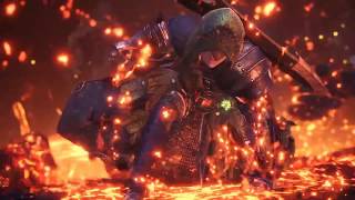 몬스터 헌터 월드 대단장과 함께 지맥 회랑 안쪽으로 이동, 용결정의 땅에 서식하는 몬스터 발견, 네르기간테의 흔적을 몇 개 찾아내기