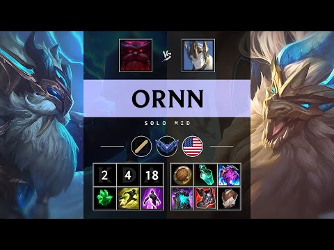 Ornn Mid vs Galio - NA Diamond Patch 25.16