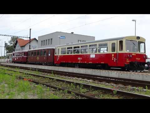 Historický vlak - 120. výročie trate Trnava - Kúty Senica (SK) 9.6. 2018