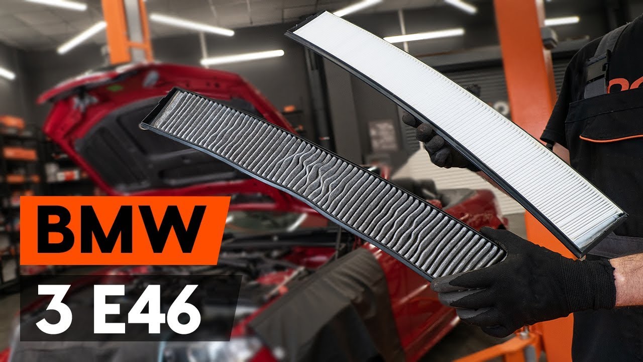 Πώς να αλλάξετε φίλτρο καμπίνας σε BMW E46 cabrio - Οδηγίες αντικατάστασης
