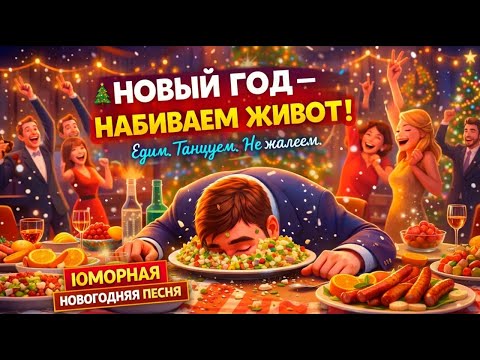 🎄 Новый год — набиваем живот! 🍽️ | Диета подождёт 😜 | Танцы до утра 🕺🎉
