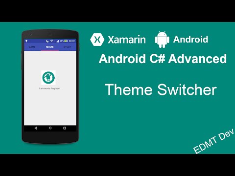 Xamarin Android Tutorial Theme Switcher