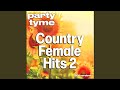 It's Not Over (If I'm Not Over You) [made popular by Reba McEntire] [vocal version]