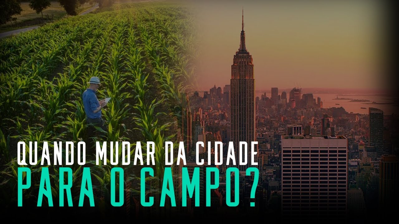 Fala sério, pastor: Tenho que sair da cidade e ir pro campo hoje?