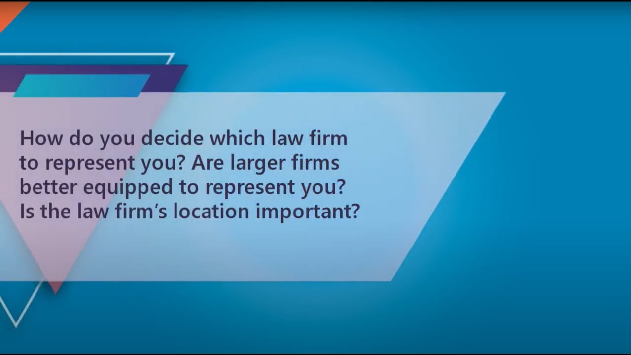 What is the best way to choose a mesothelioma law firm?