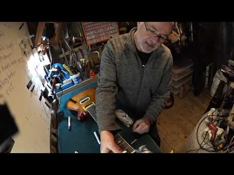 PRS 245 Bernie Marsden nut replacement and set up