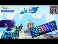 [1 HOUR] Satisfying😴Fortnite Keyboard ASMR Tilted Zone Wars & Solo Squads Gameplay