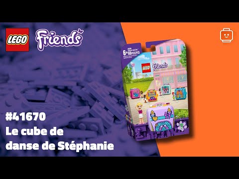 Vidéo LEGO Friends 41670 : Le cube de danse de Stéphanie