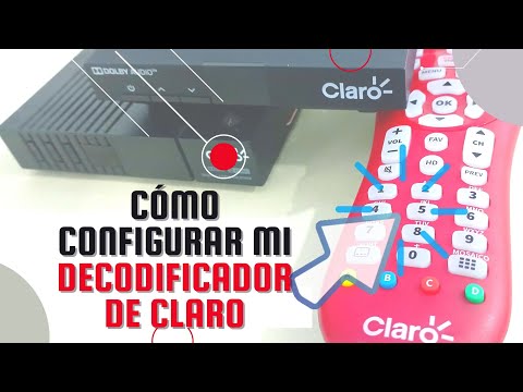 COMO CONFIGURAR EL DECODIFICADOR DE CLARO CON EL CONTROL