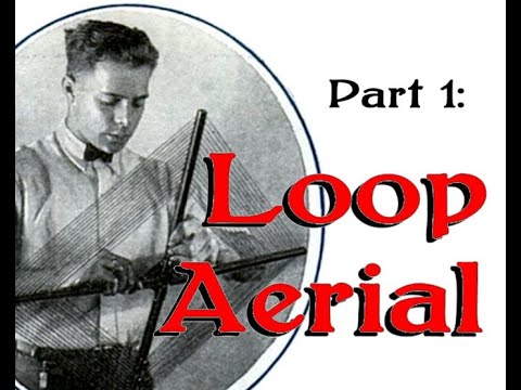 1925 Popular Mechanics 9 Tube Portable Superhet--Loop Antenna