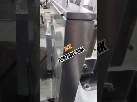 Sqaure Square SS Portable Sink, 450X450X850+150MM