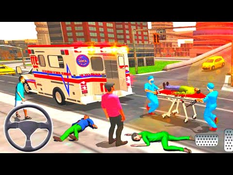 Emergency Doctor Ambulance Driving Simulator 2022 - 3D Ambulance Gameplay - Android Gameplay