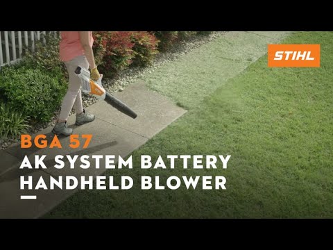 Stihl BGA 57 w/ AK 20 Battery & AL 101 Charger in Beaver Dam, Wisconsin - Video 1