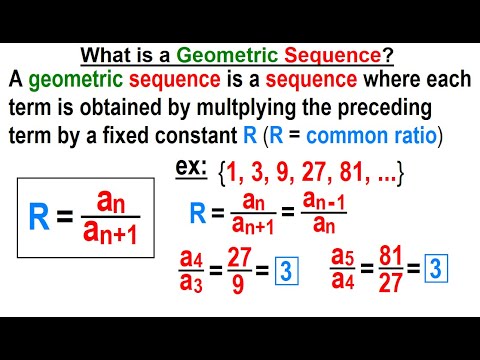 Algebra Ch 48 Sequences and Series 1 of 34 What is the Difference