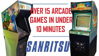 Over 15 Sanritsu Arcade Games In Under 10 Minutes