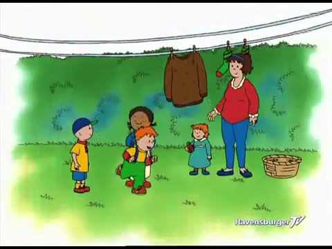 Caillou Ein Zoo im Garten
