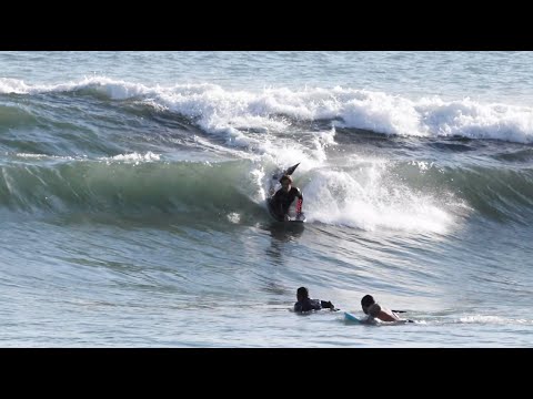 THE FUNNEST DOUBLE-UP IN THE WORLD // Harbor Slowed // Noah Tomooka #bodyboarding