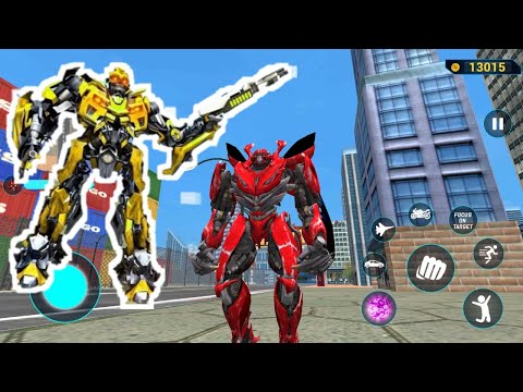 Optimus Prime Multiple Transformation Jet  Robot Car Games  Level 18   Android Gameplay FHD
