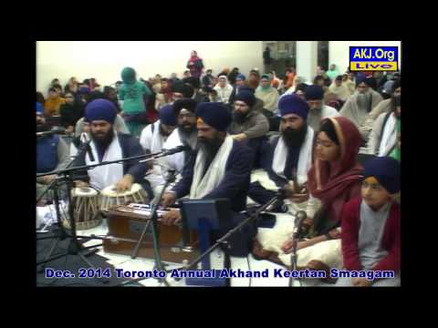 026 Toronto Dec. 2014 Smaagam - Tuesday Evening Keertan - Bh. Jaswant Singh Jee Toronto
