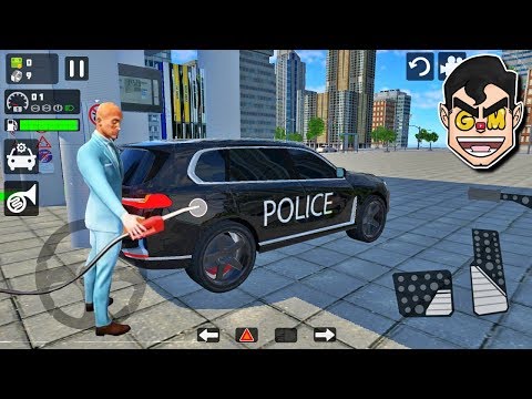 GANGSTER REFUEL THEFT CAR | Police BMW X7 SUV Car Simulator - Gameplay (Android/iOS)