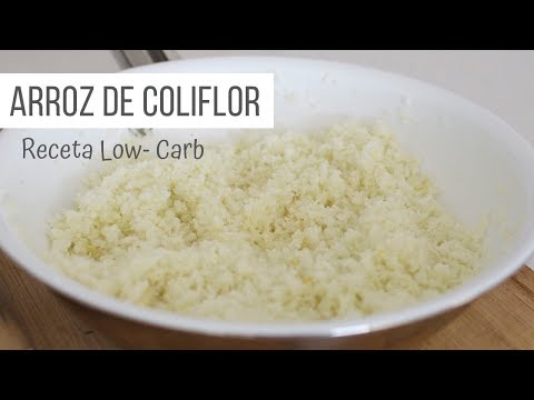 CÓMO HACER ARROZ DE COLIFLOR - BAJO EN CARBOHIDRATOS (SUPER FÁCIL)