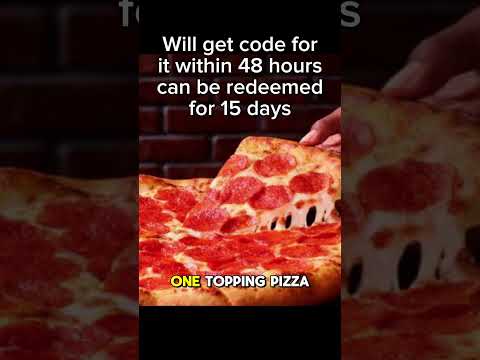 Pizza hut rewards members can get a free large 1 topping pizza code with an $8+ purchase #pizza