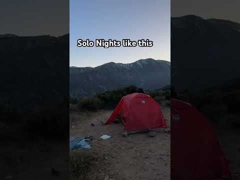 Solo nights like this