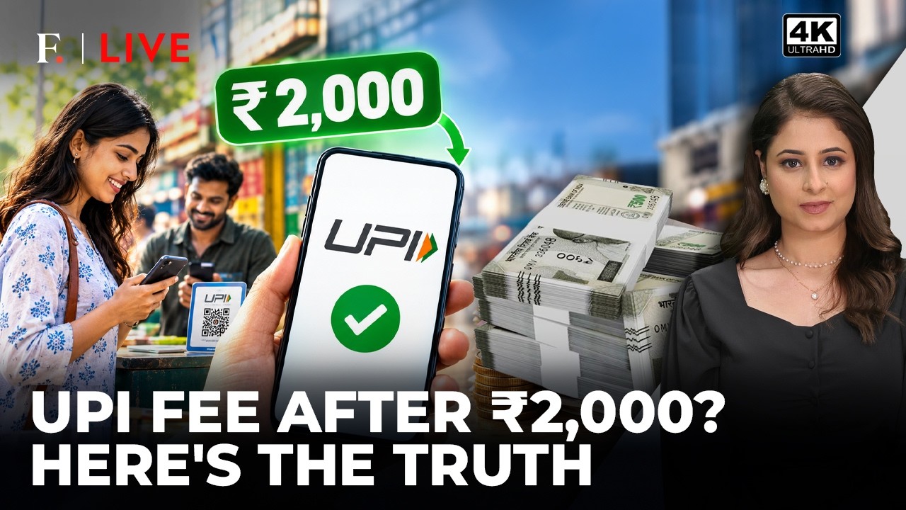 UPI Payments Free Till ₹2,000: Will You Be Charged Above It? Explained | Firstpost Live | 4K