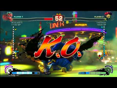 SSF4 Rank Match  Wildcat815 (HK)  vs  iim83man (GO)