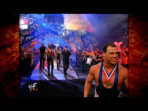 Kurt Angle w/ Undertaker, Kane, Big Show, Albert & Billy Gunn vs Tazz w/ Alliance Members 8/16/01