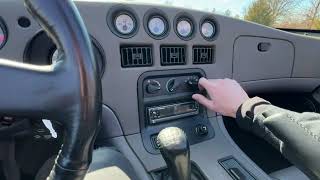 1994 Dodge Viper RT/10 Functions