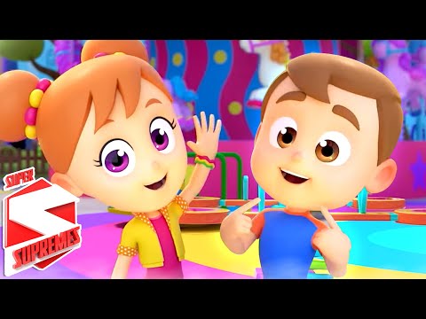 The Playground Song | Park Song | Playtime at The Playground | Nursery Rhymes with Super Supremes