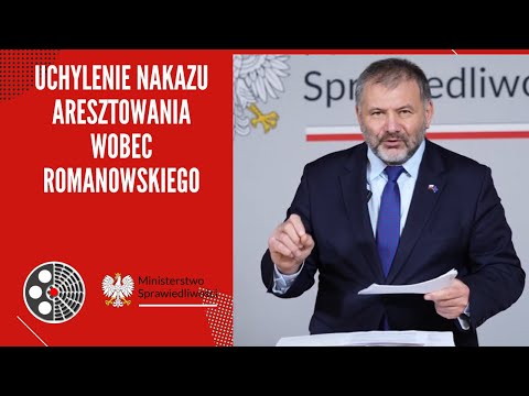 [MS]: W. Żurek - Uchylenie europejskiego nakazu aresztowania wobec Marcina Romanowskiego